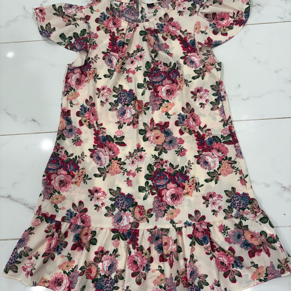 Charming Floral woman’s Dress - Multicolor